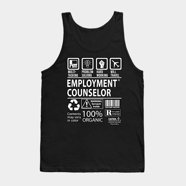 Employment Counselor T Shirt - MultiTasking Certified Job Gift Item Tee Tank Top by Aquastal